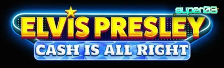 Tampilan visual neon Las Vegas dan simbol ikonik Elvis dalam slot Cash is All Right